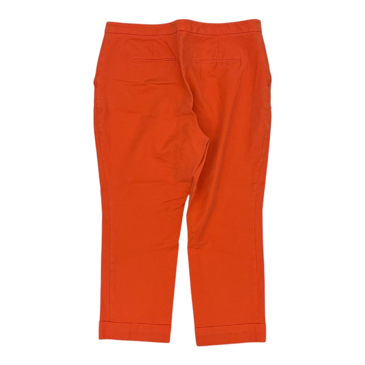 Pants Cropped By Ann Taylor In Orange, Size:16