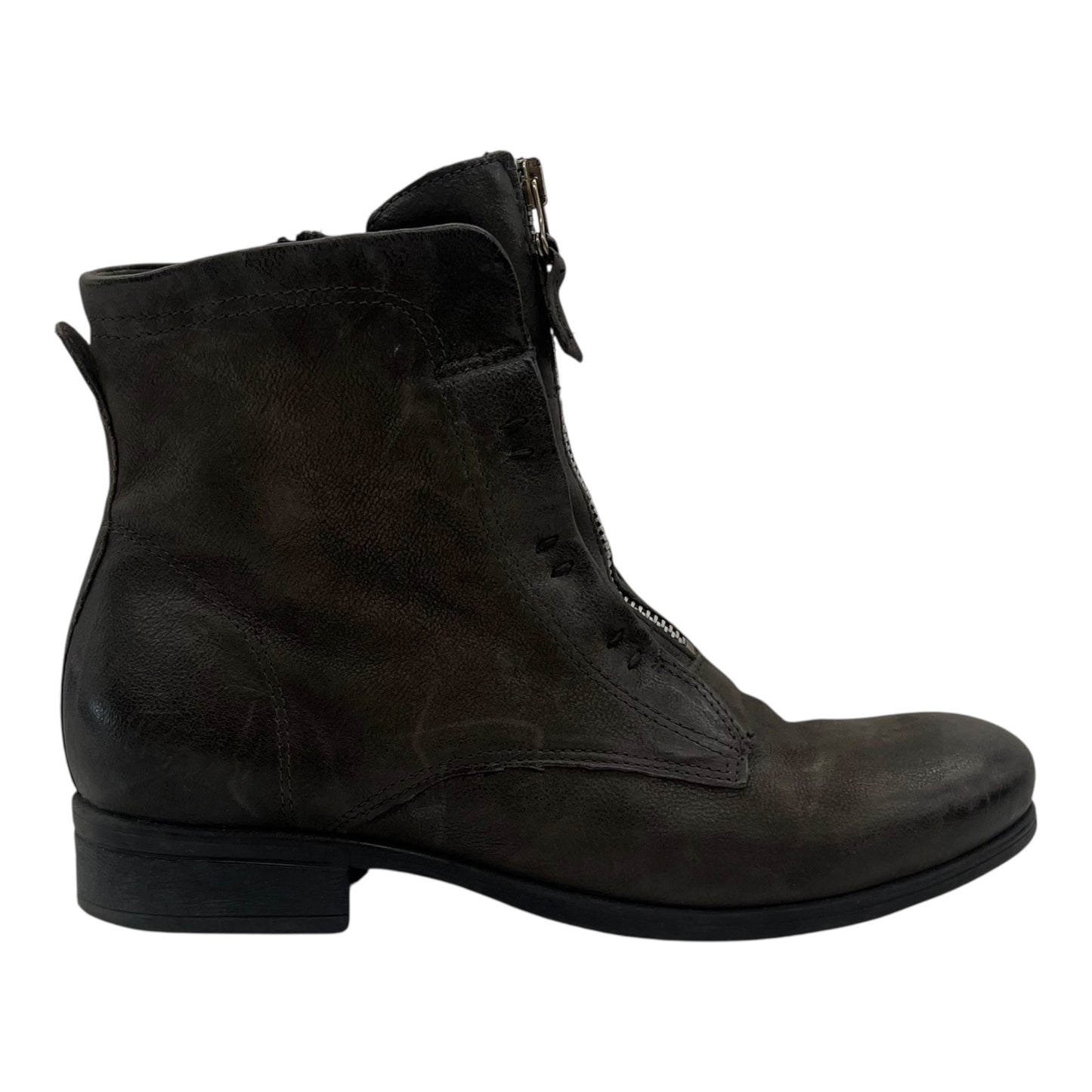 Boots Leather By Miz Mooz In Grey, Size:10.5