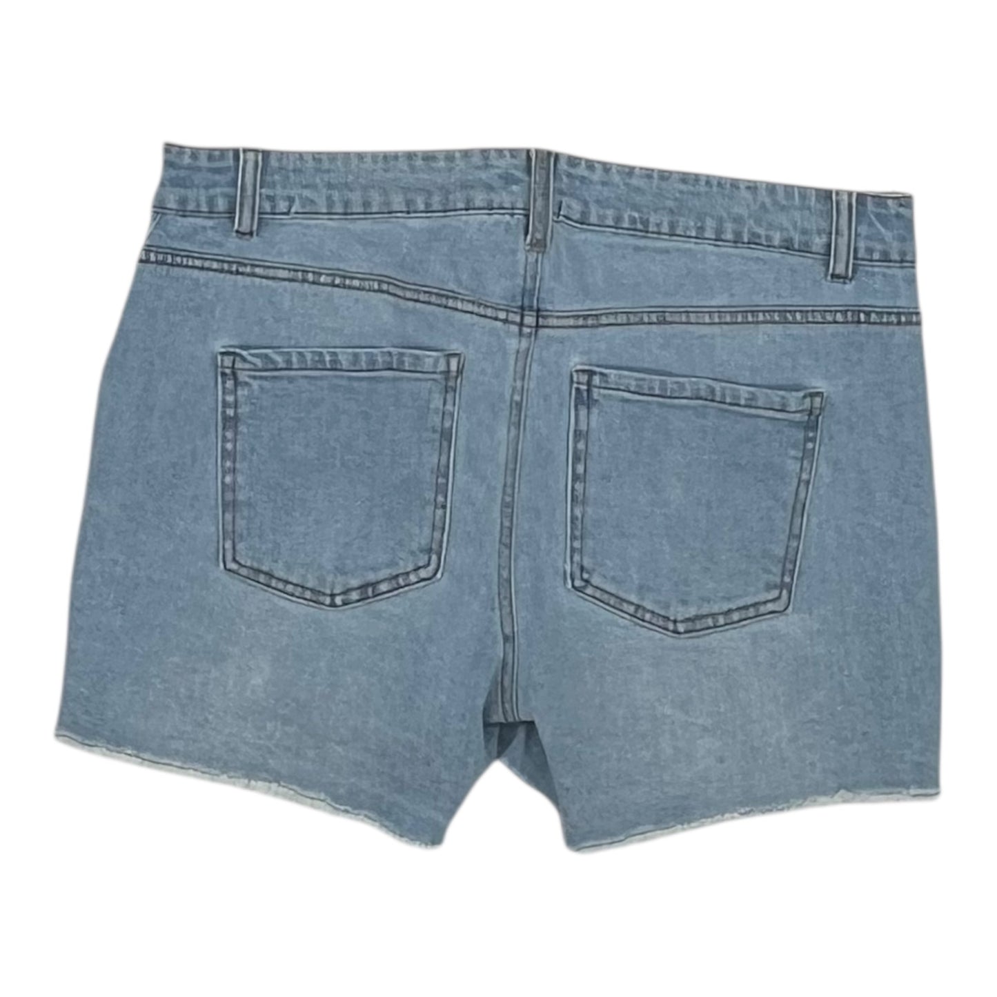 MATERNITY SHORTS by MOTHERHOOD in BLUE DENIM, Size:S