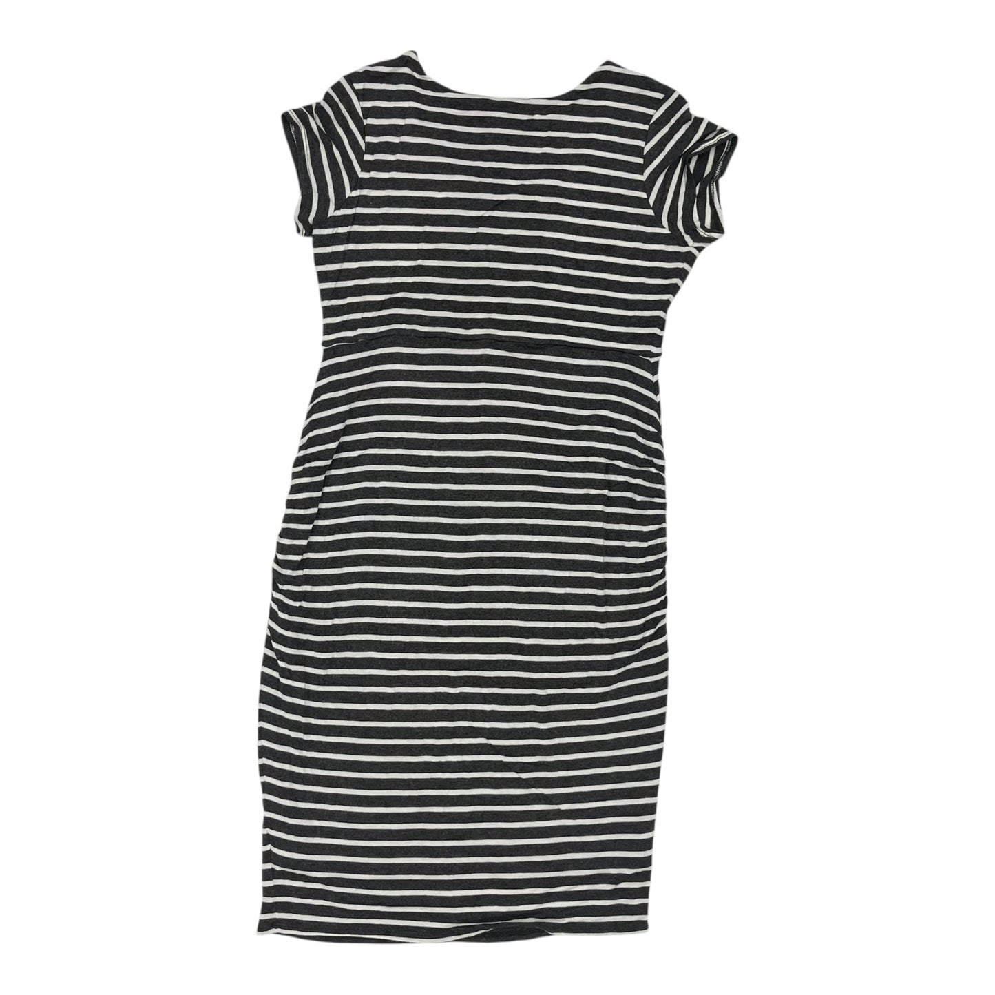 Mat Dress By Loveappella In Green & White, Size:L