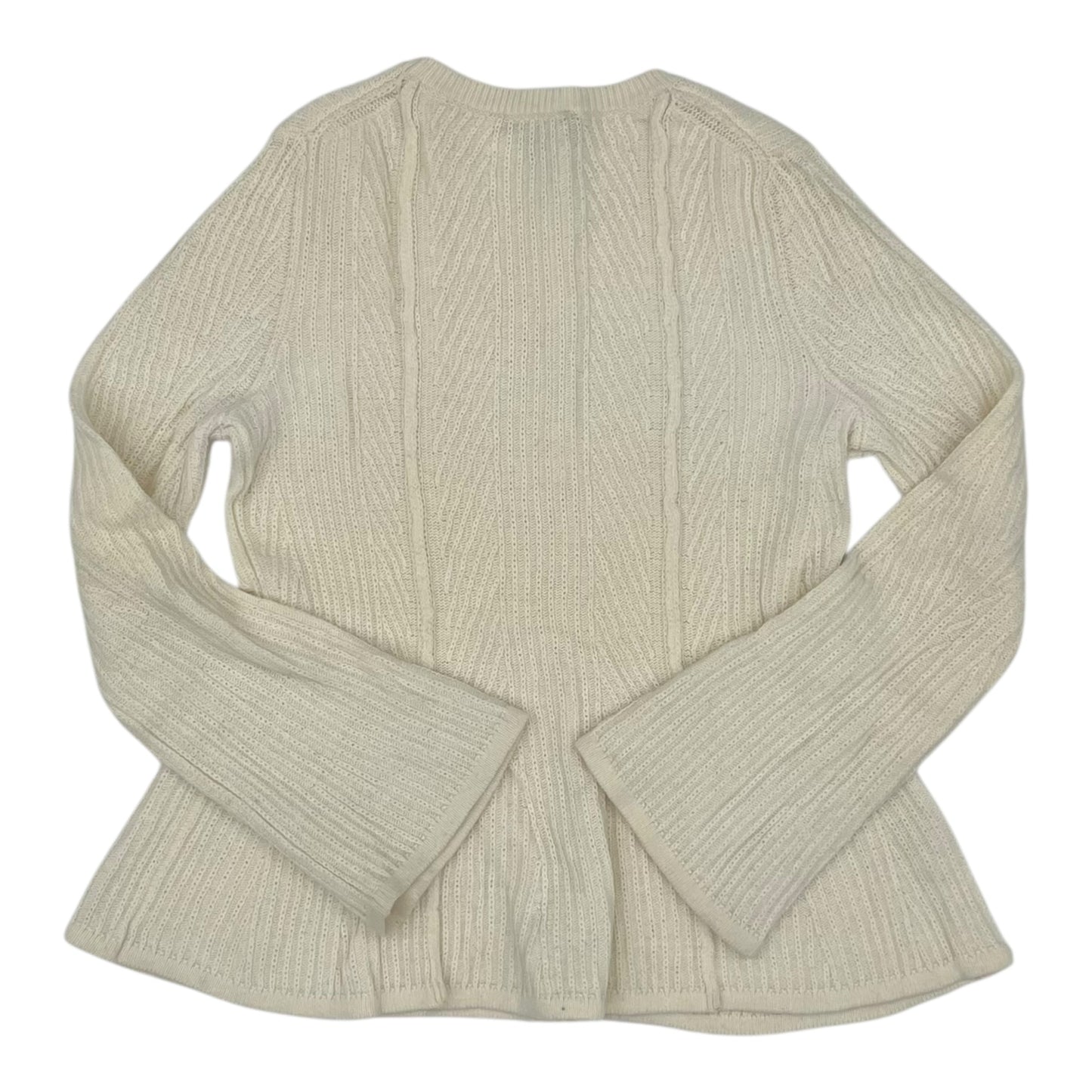 Sweater By Ann Taylor In Cream, Size:M