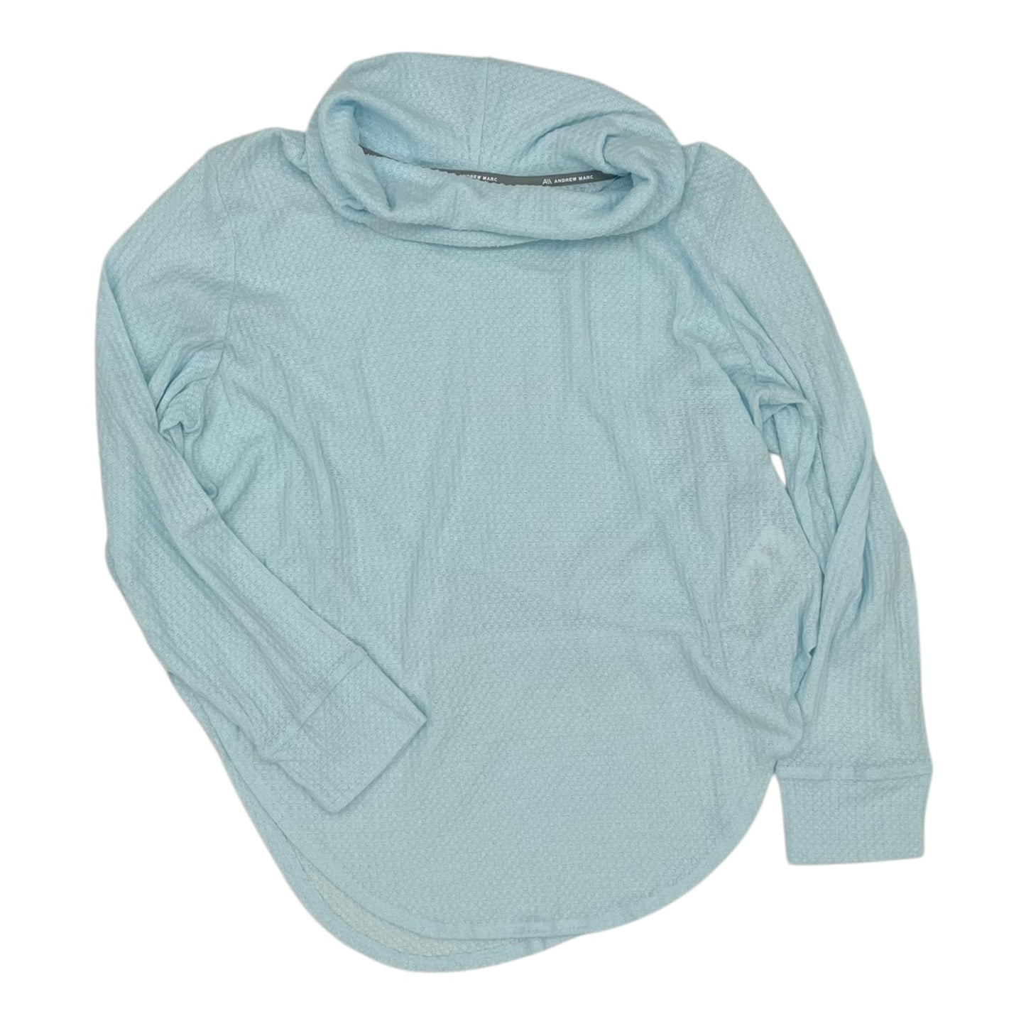 Top Ls By Andrew Marc In Blue, Size:1X