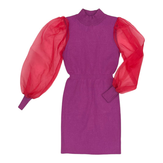 Dress Sweater By Flat White In Pink, Size:M