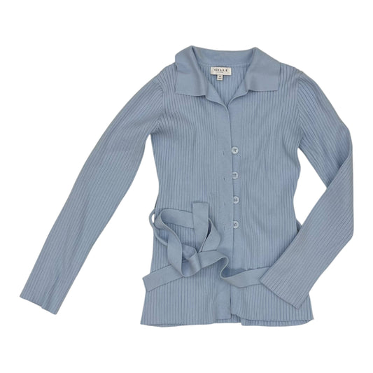 Sweater Cardigan By Gilli In Blue, Size:M