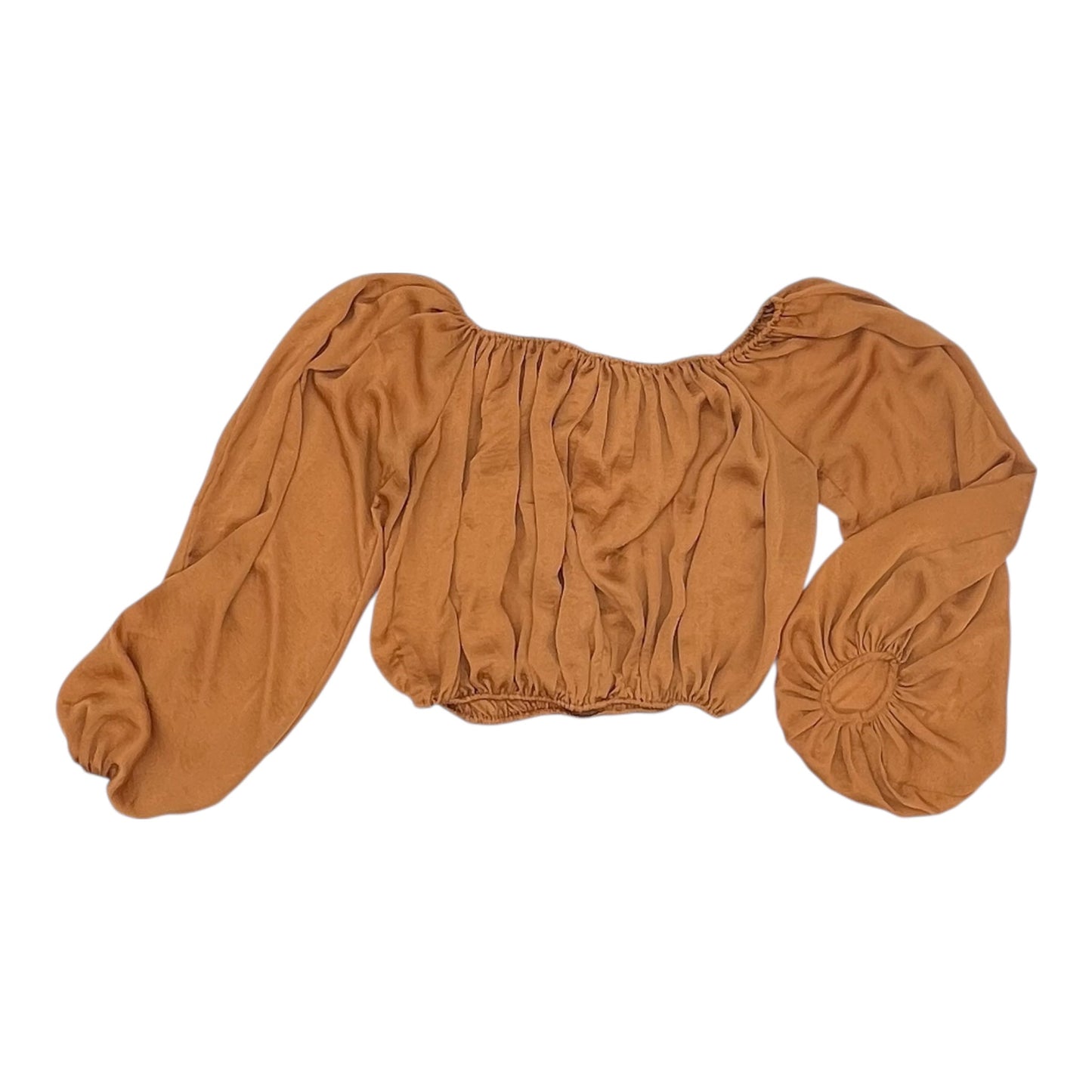 Blouse Ls By Clothes Mentor In Orange, Size:M