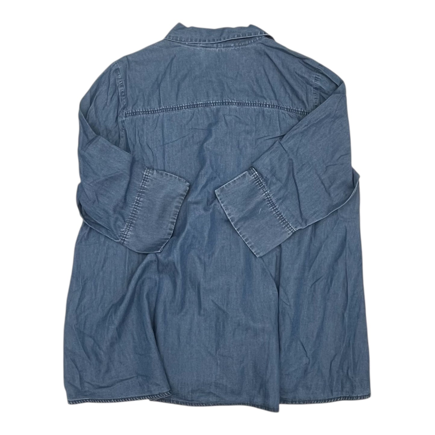 Top Ls By Clothes Mentor In Blue Denim, Size:Xl