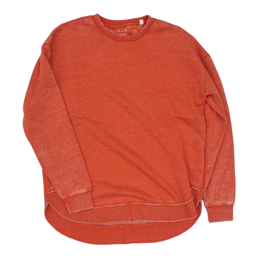 Sweatshirt Crewneck By Clothes Mentor In Orange, Size:Xl