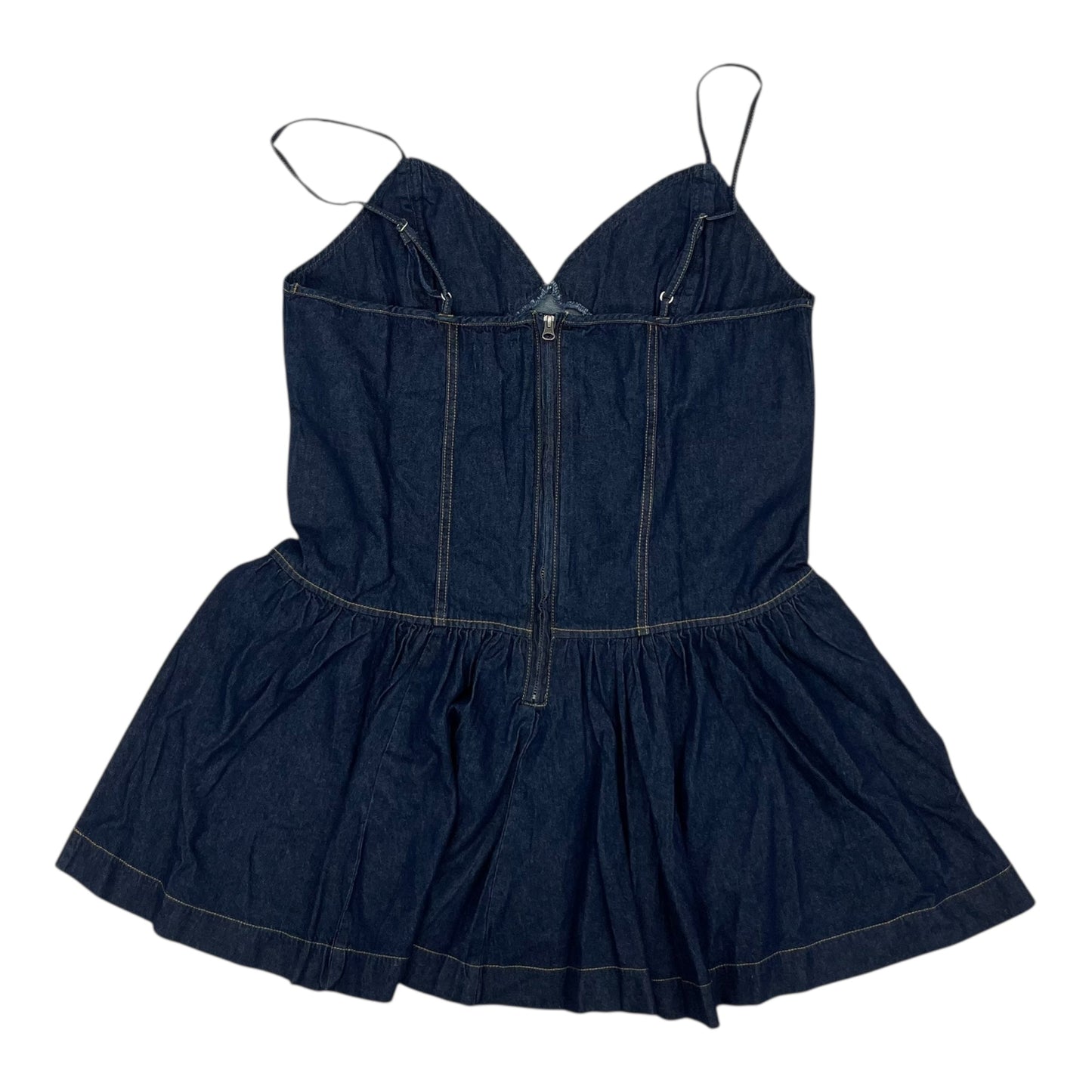 Dress Party Short By Scoop In Blue Denim, Size:18