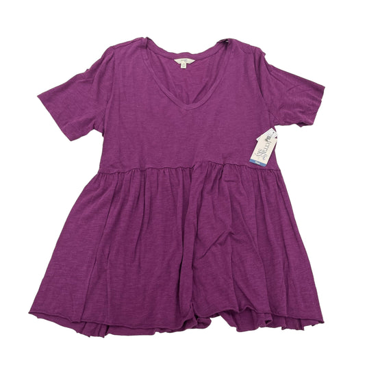 PURPLE TERRA & SKY TOP SS, Size 1X