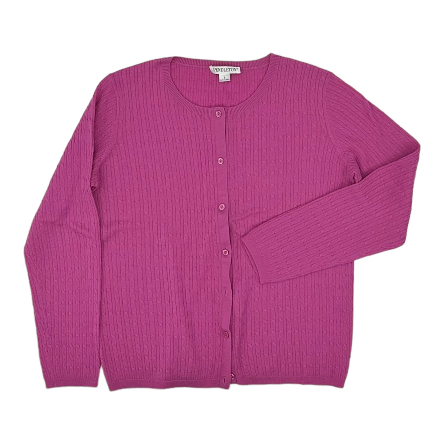 PINK SWEATER CARDIGAN by PENDLETON Size:S