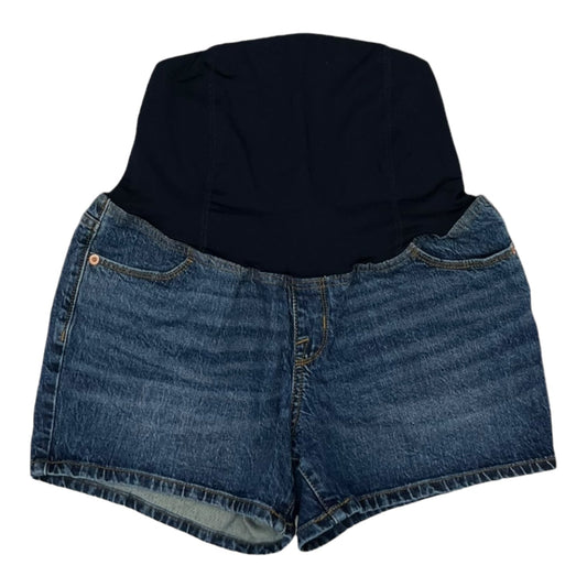 BLUE DENIM MAT SHORTS by ISABEL MATERNITY Size:6