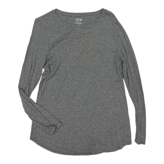 Top Ls Basic By Apt 9 In Grey, Size:M