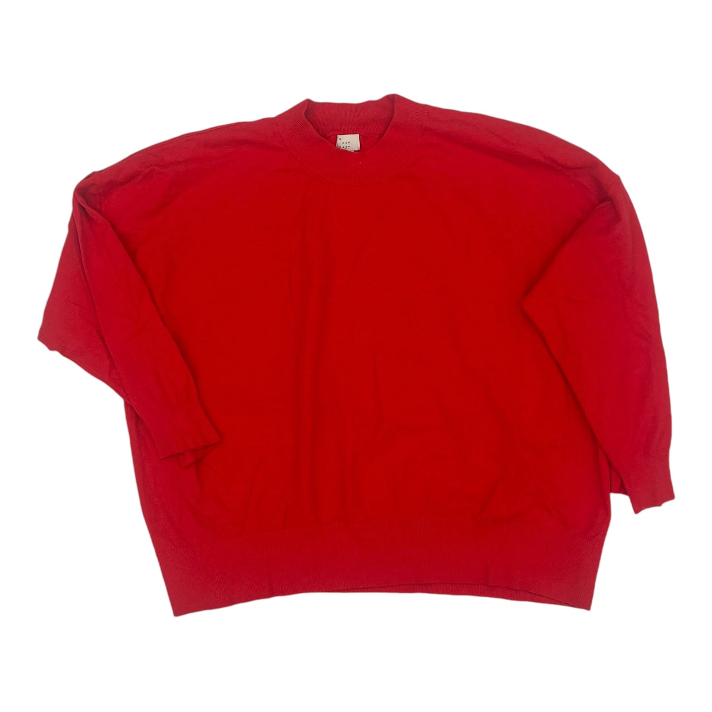 Sweater By A New Day In Red, Size:3X