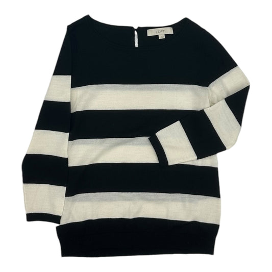 Sweater By Loft In Black & White, Size:S