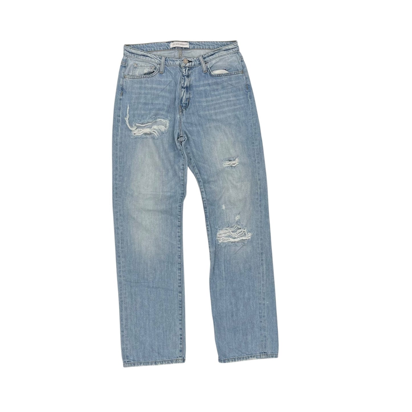 Jeans Straight By Flying Monkey In Blue Denim, Size:4