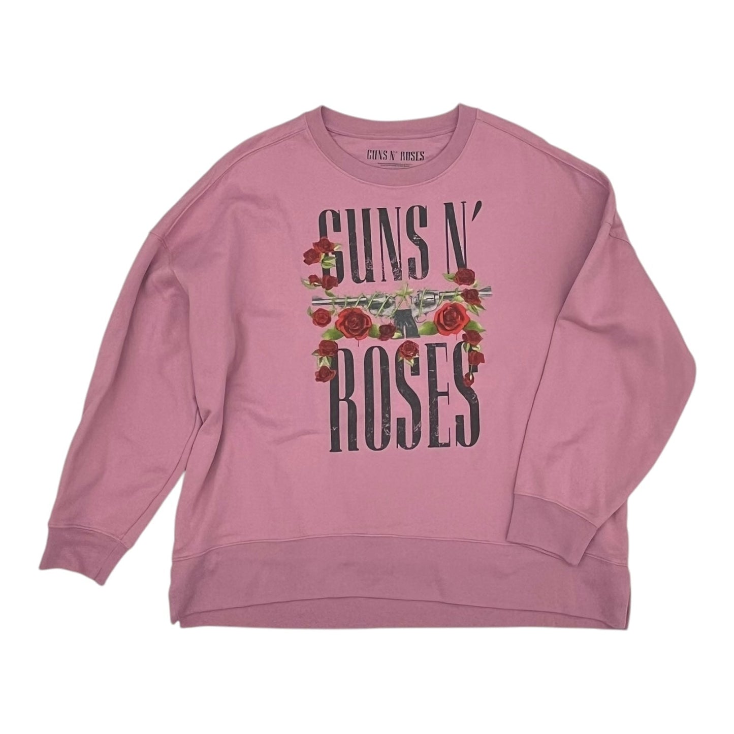 Sweatshirt Crewneck By Clothes Mentor In Pink, Size:Xl