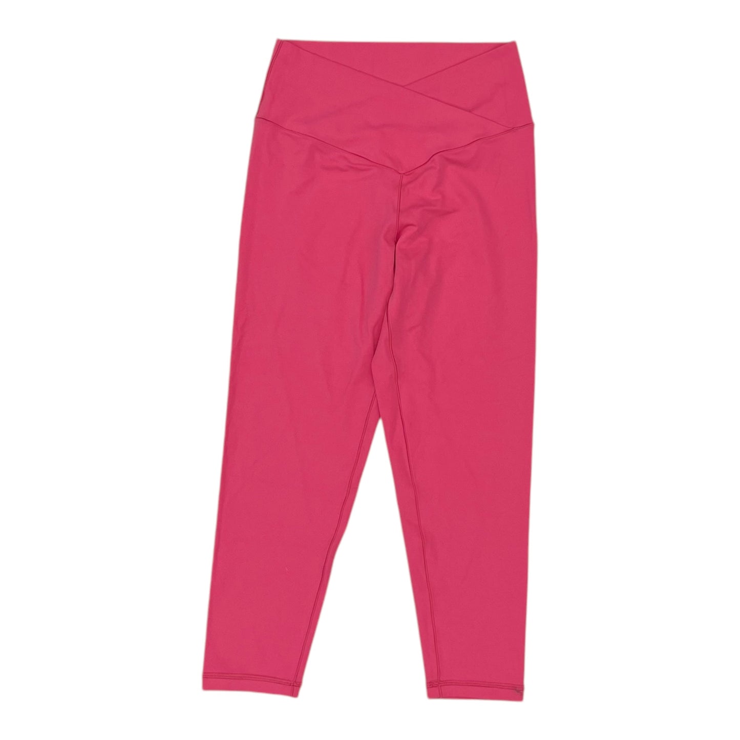 Athletic Leggings Capris By Aerie In Pink, Size:L