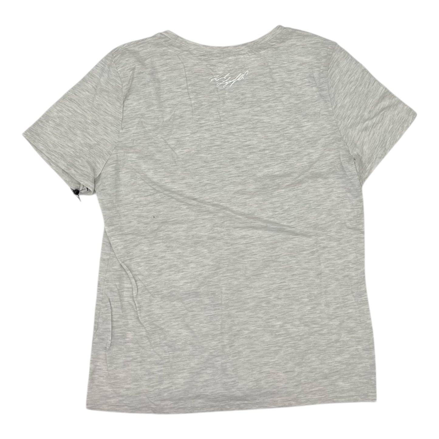 Top Ss Designer By Karl Lagerfeld In Grey, Size:M