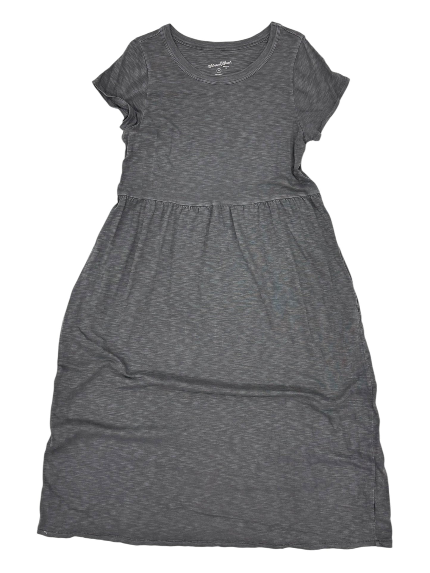 Dress Casual Midi By Universal Thread In Grey, Size:M