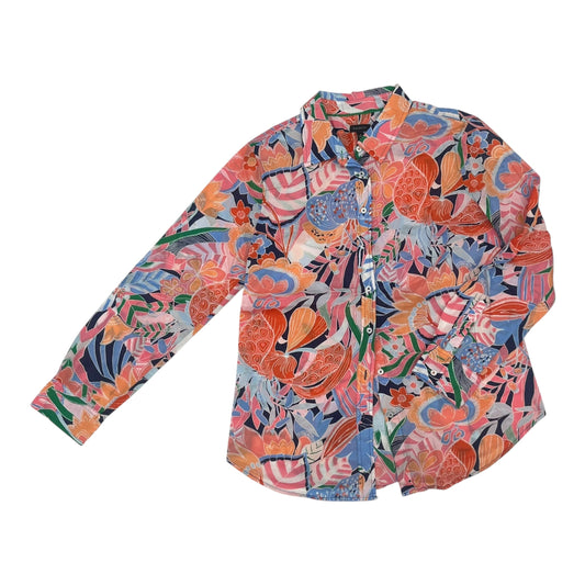 Blouse Ls By Talbots In Pink, Size:M
