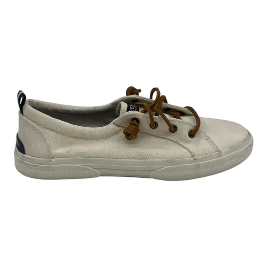 Shoes Flats By Sperry In Cream, Size:9