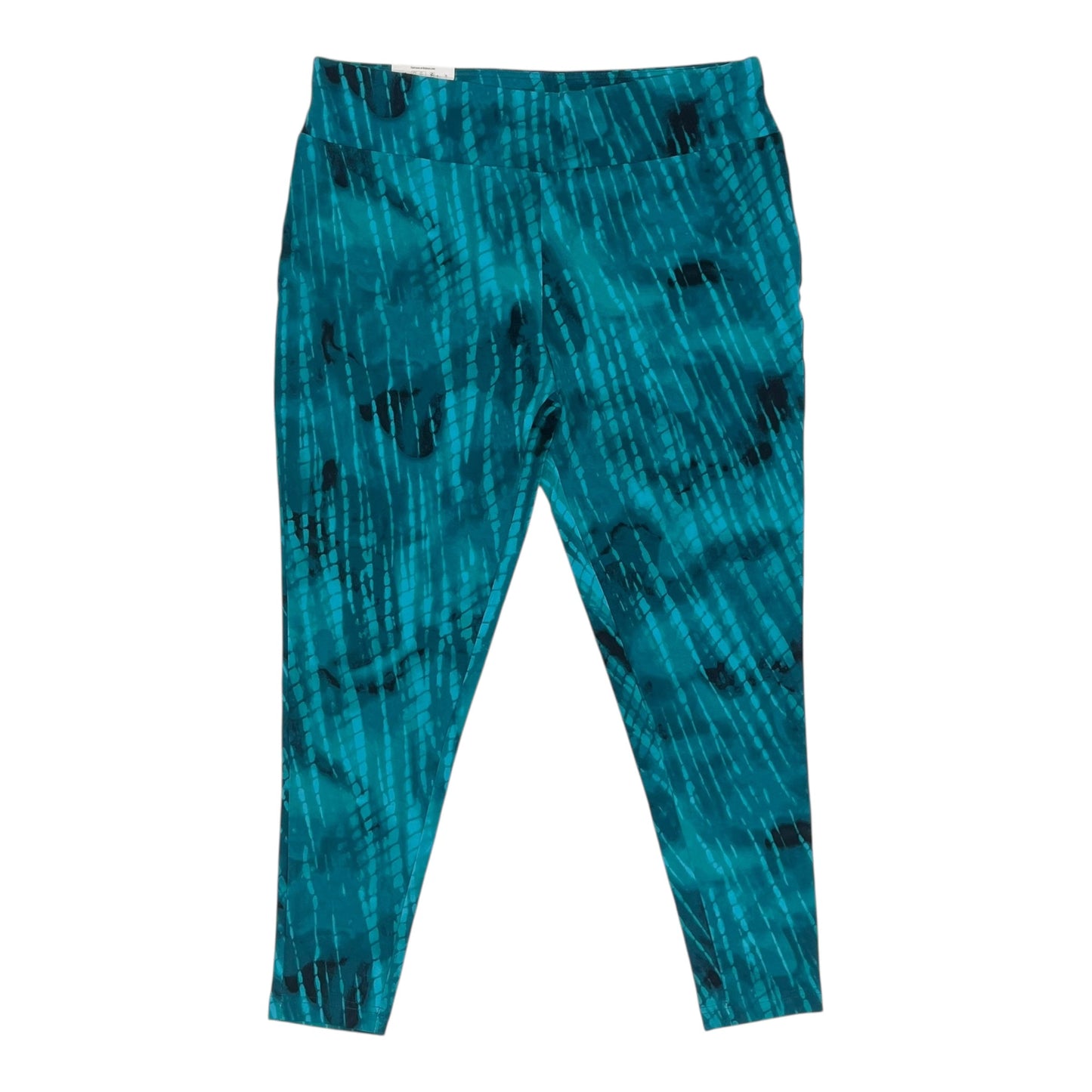 Pants Leggings By Terra & Sky In Green, Size:1X