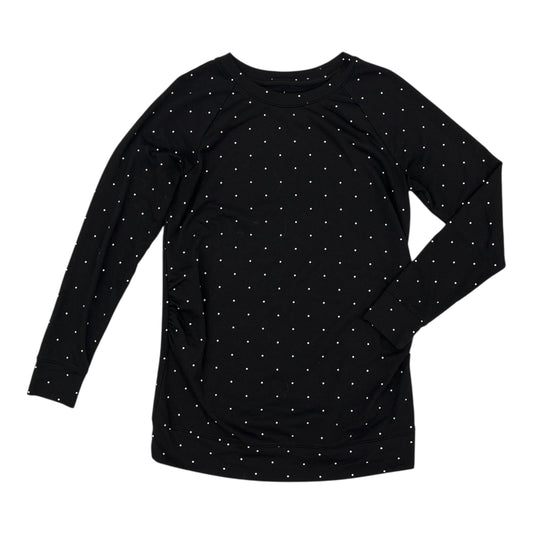 Mat Top Ls By A Glow In Black, Size:S