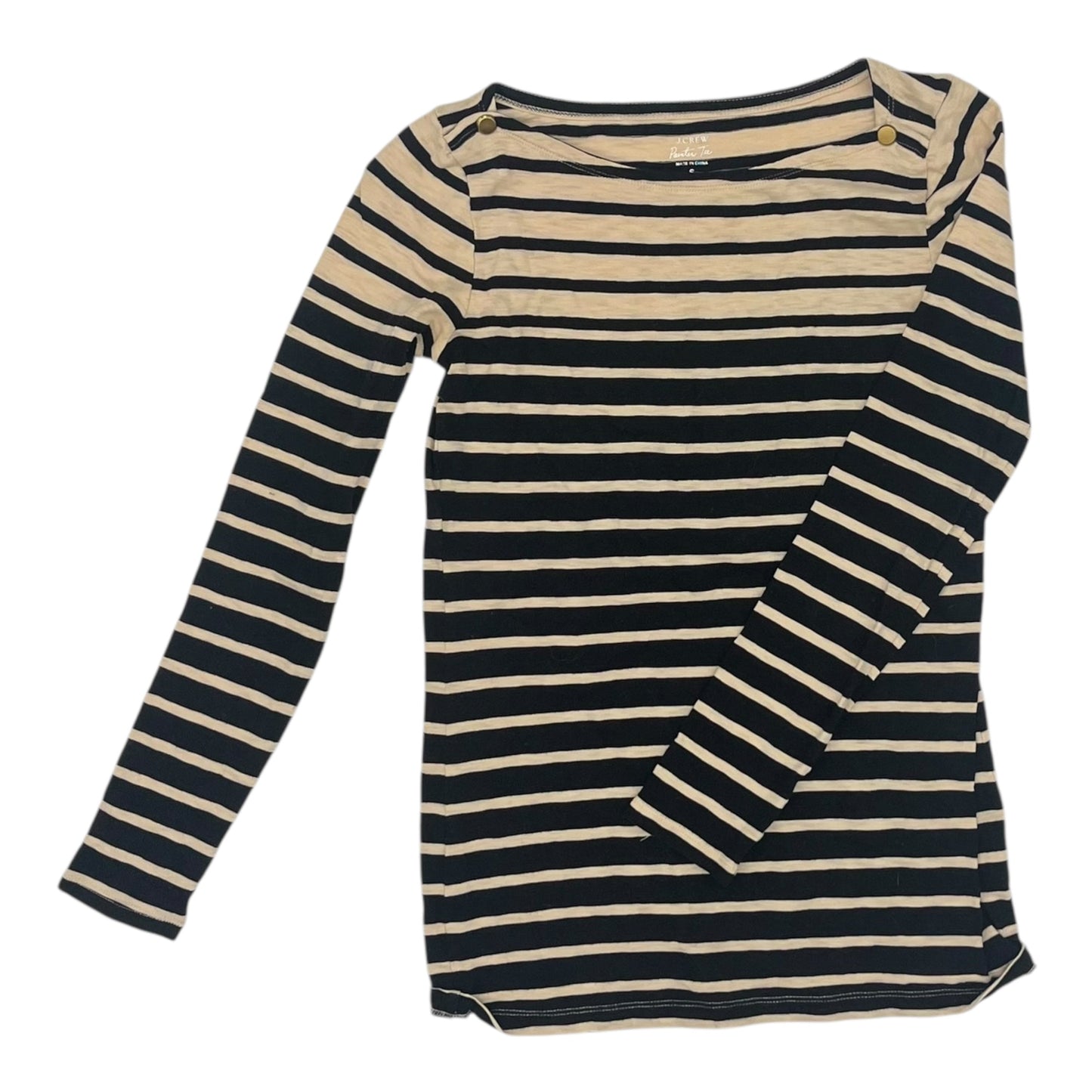 Top Ls By J. Crew In Black & Brown, Size:S