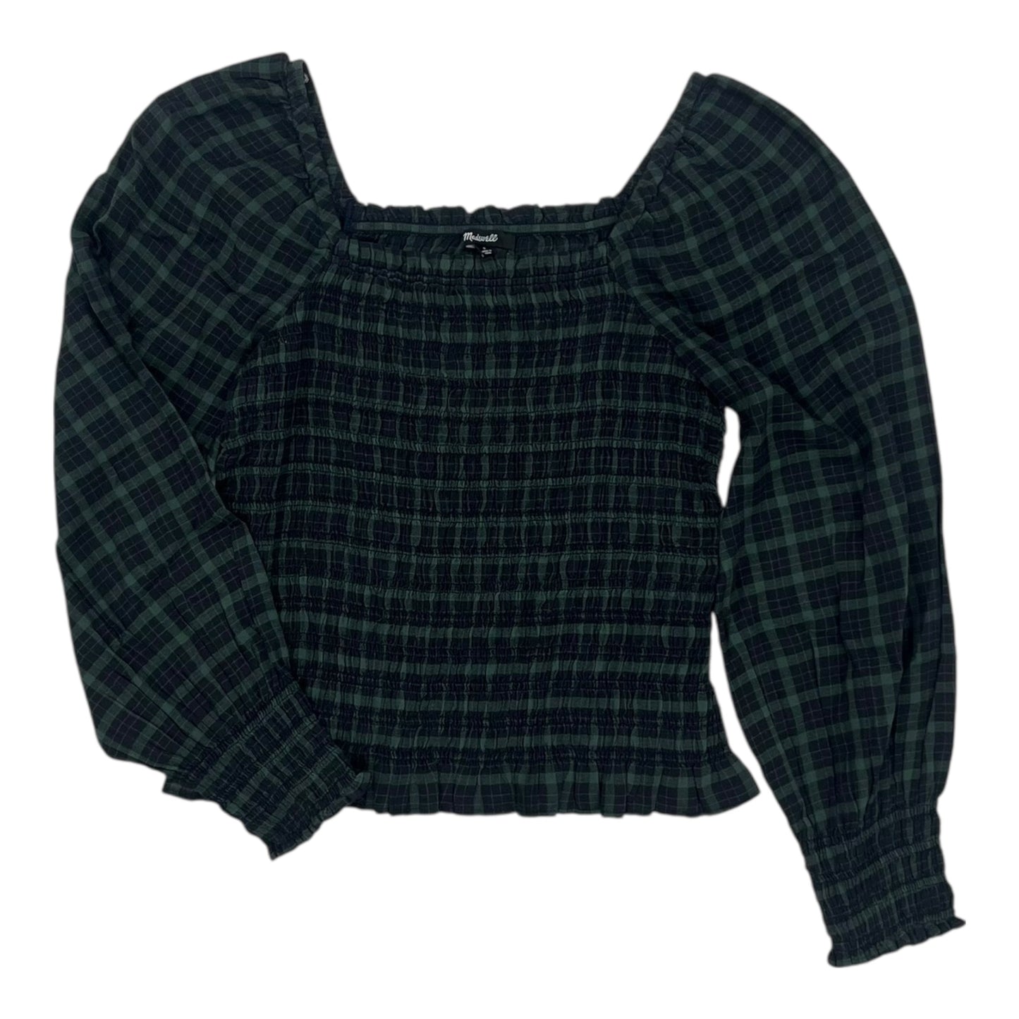 Blouse Ls By Madewell In Green, Size:S