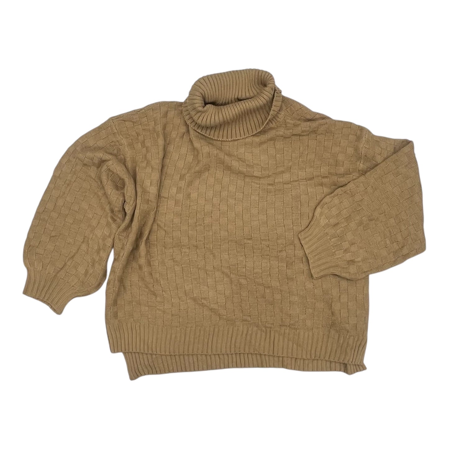Sweater By Shein In Tan, Size:3X