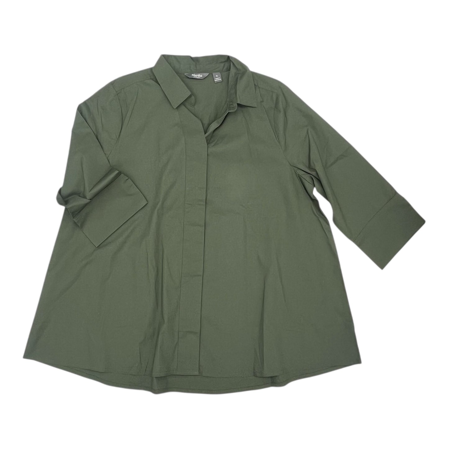 Top Ls By Clothes Mentor In Green, Size:Xl