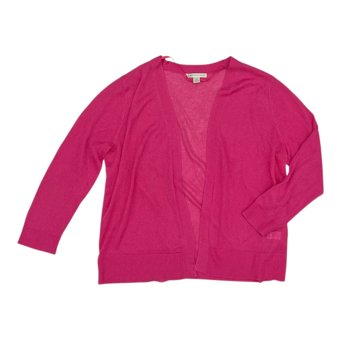 Cardigan By Cato In Pink, Size:M