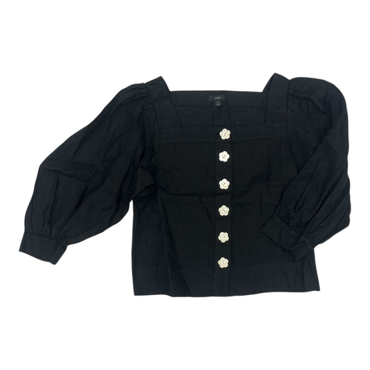 Top Ls By J. Crew In Black, Size:M