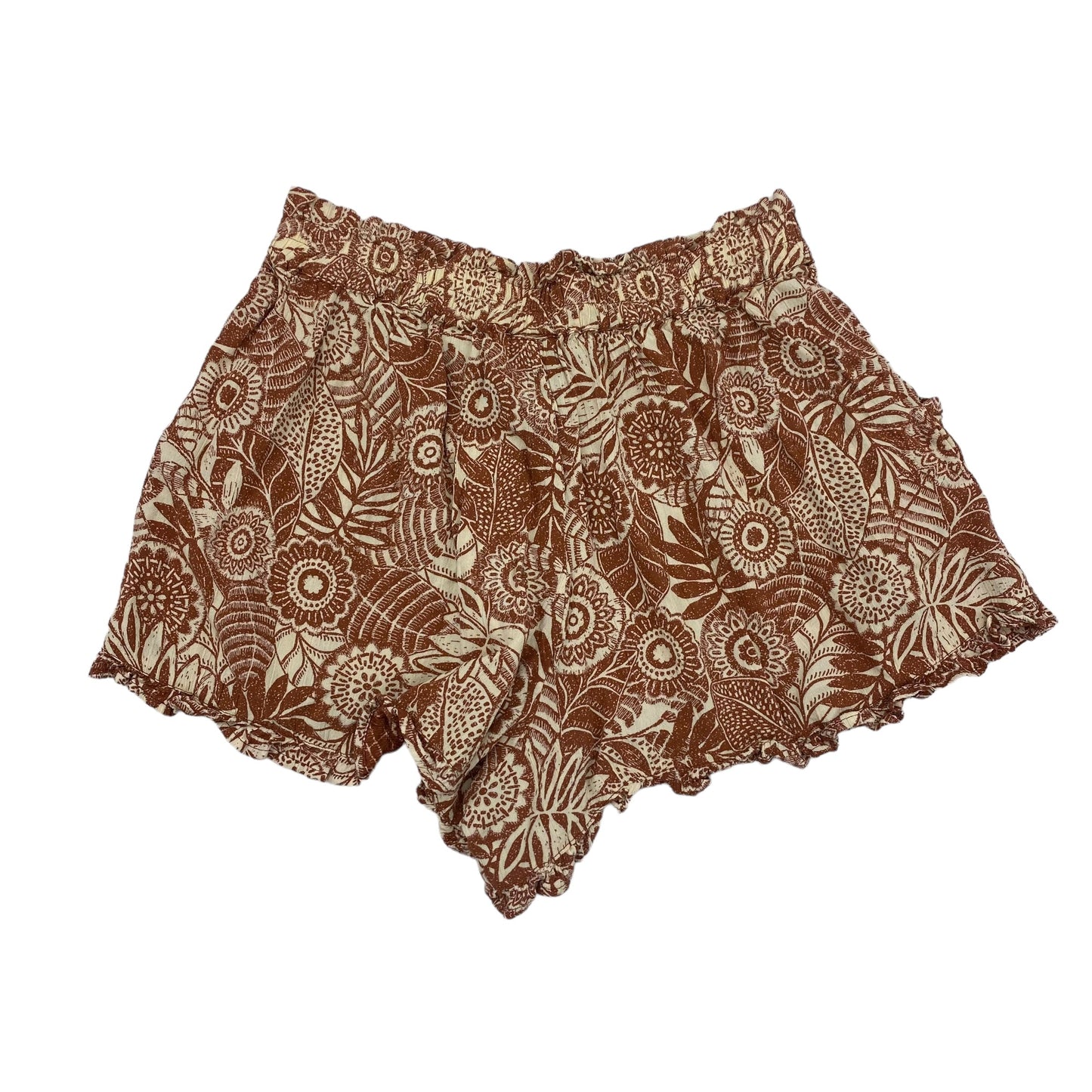 BROWN ANGIE SHORTS, Size L