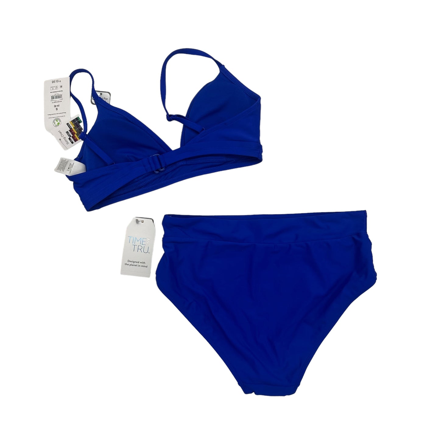 BLUE TIME AND TRU SWIMSUIT 2PC, Size S