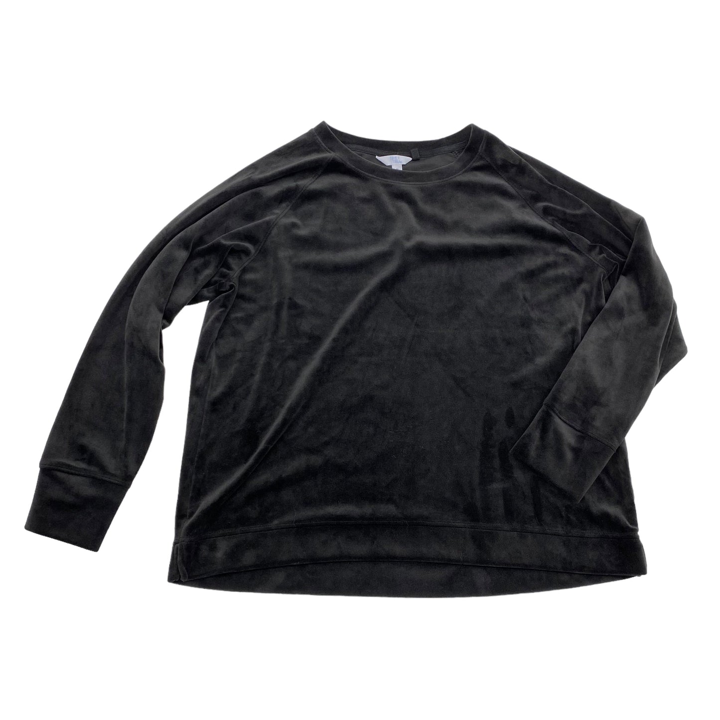 BLACK SWEATSHIRT CREWNECK by TIME AND TRU Size:M