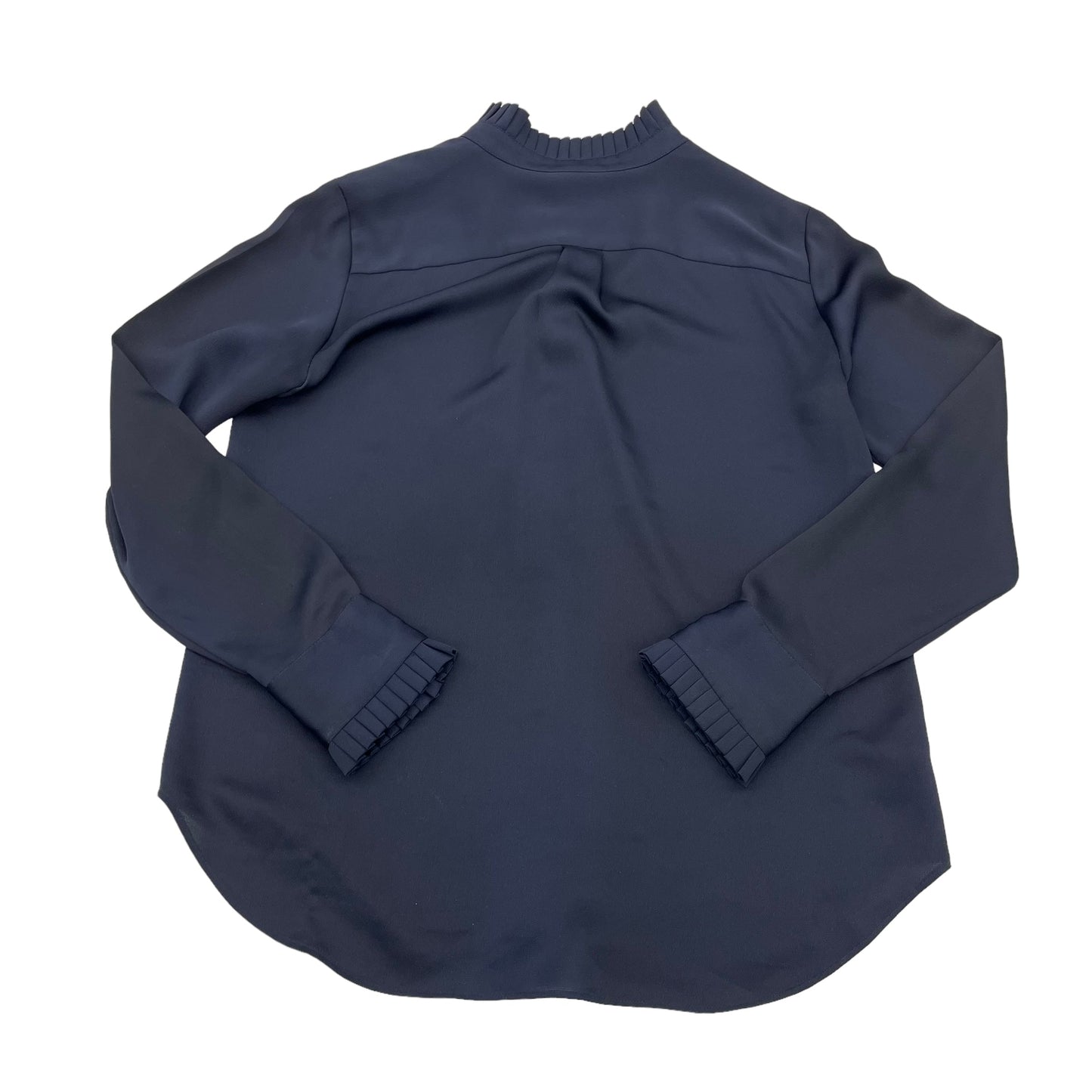 NAVY BLOUSE LS by ANN TAYLOR Size:S