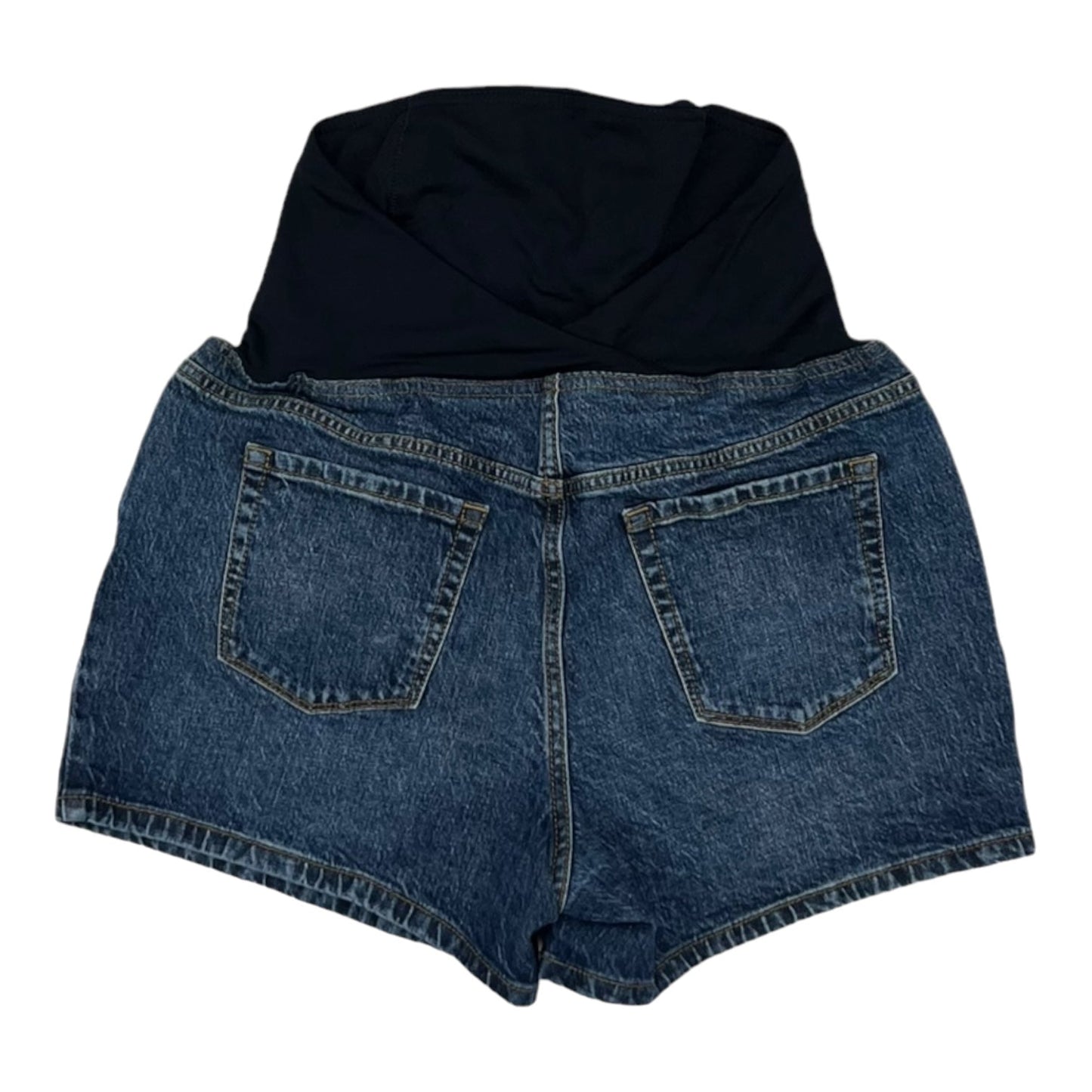 BLUE DENIM MAT SHORTS by ISABEL MATERNITY Size:6