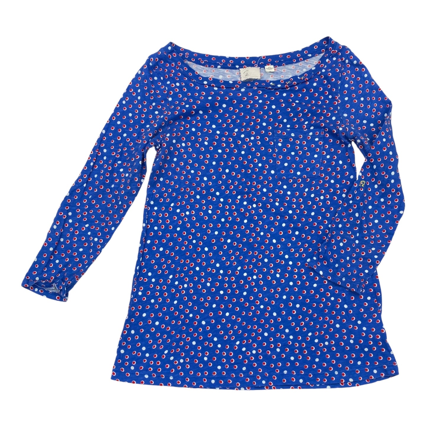 Top 3/4 Sleeve By Anthropologie In Blue, Size:S