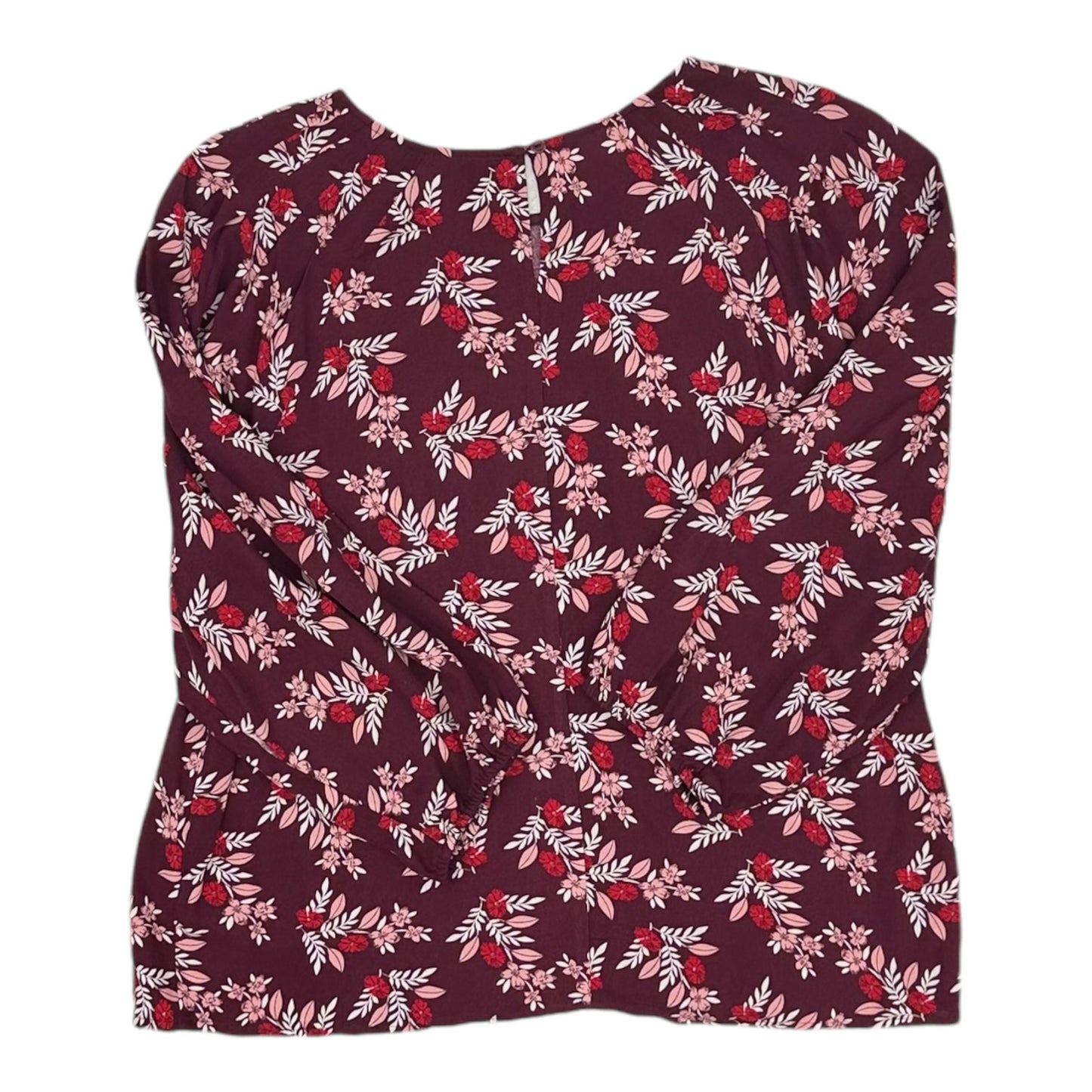 Top Ls By Ana In Red, Size:M