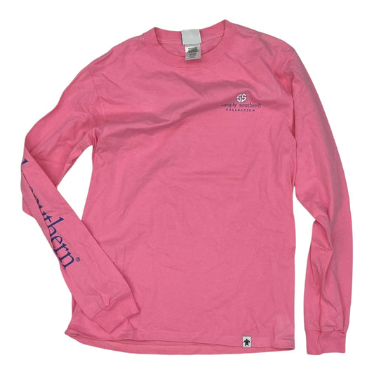 Top Ls By Simply Southern In Pink, Size:S