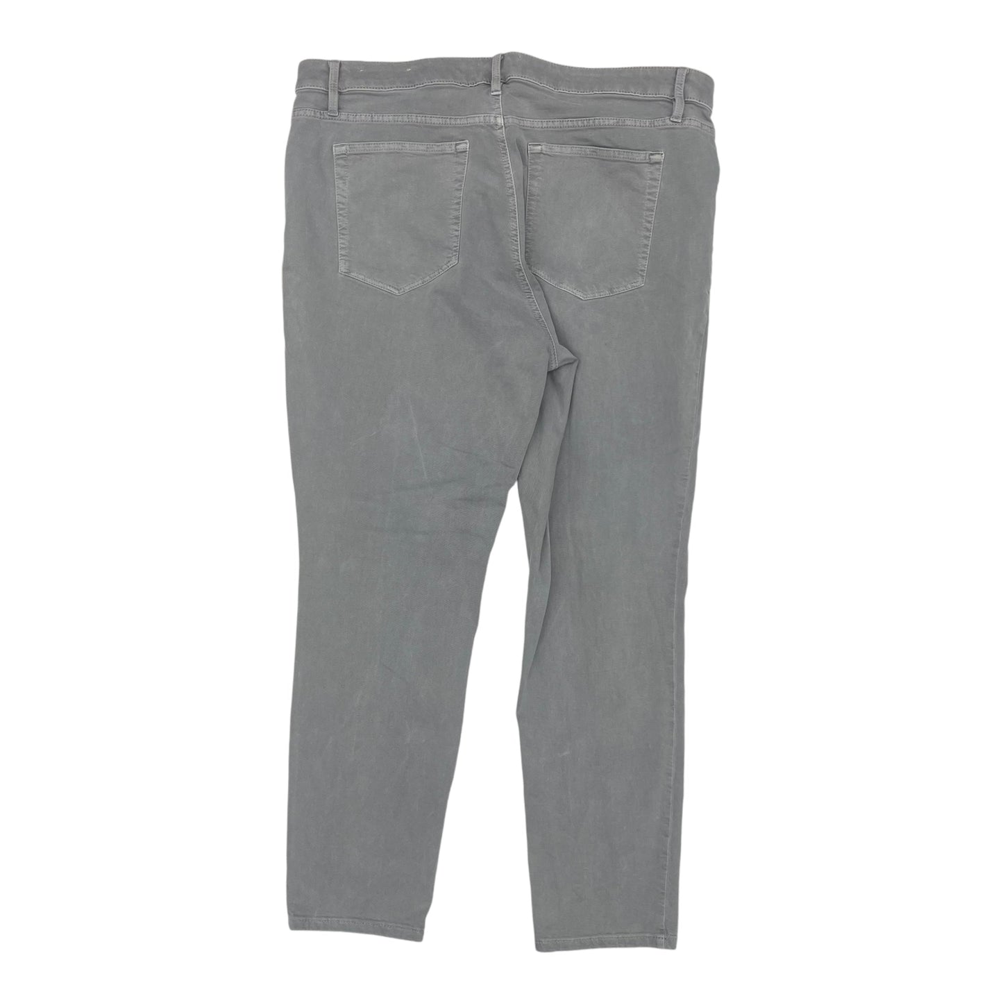 Jeans Skinny By Loft In Grey Denim, Size:18