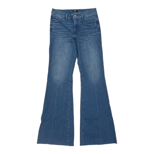 Jeans Flared By Express In Blue Denim, Size:10L