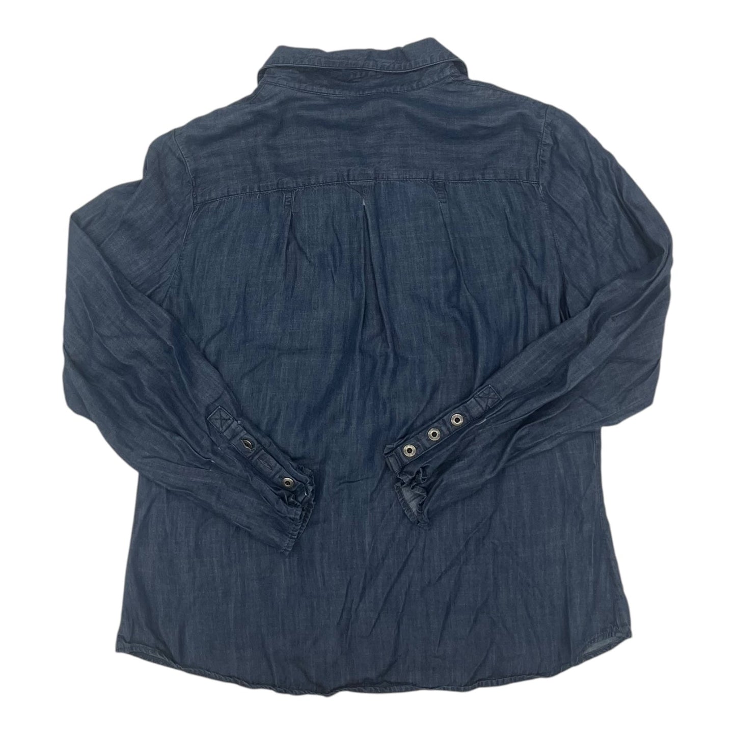 Top Ls By Coldwater Creek In Blue Denim, Size:Mp