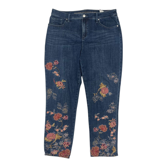 Jeans Boyfriend By Chicos In Blue Denim, Size:12