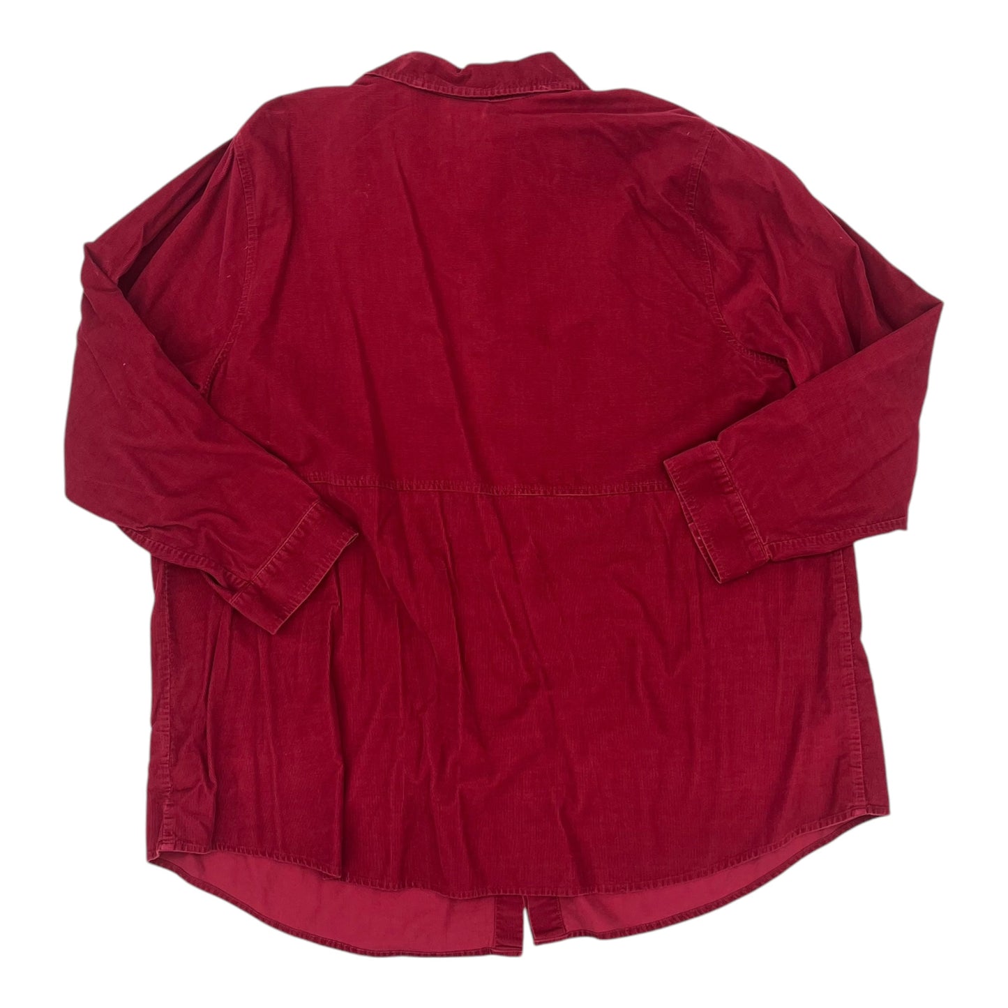 Top Ls By J. Jill In Red, Size:4X