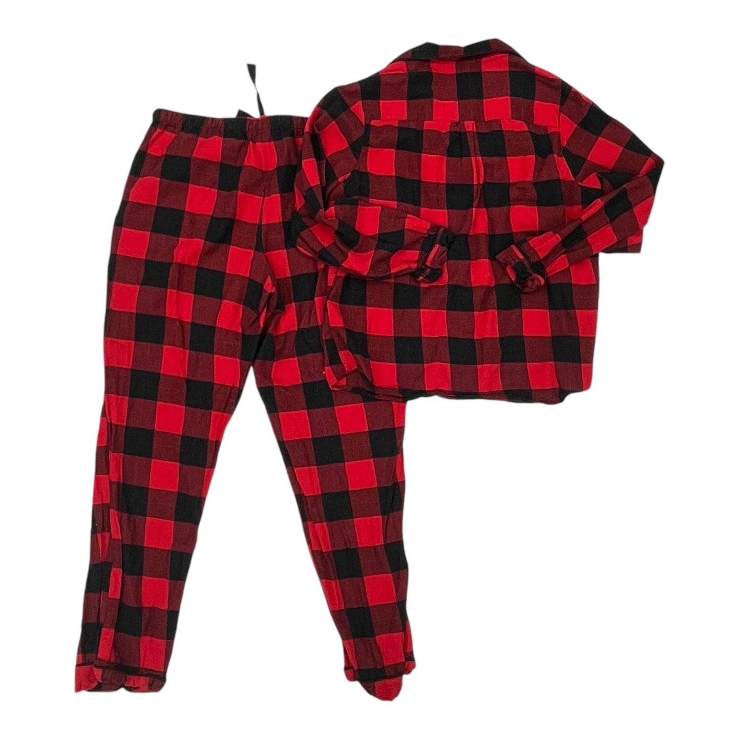 Pajamas 2Pc By Stars Above In Red & Silver, Size:M