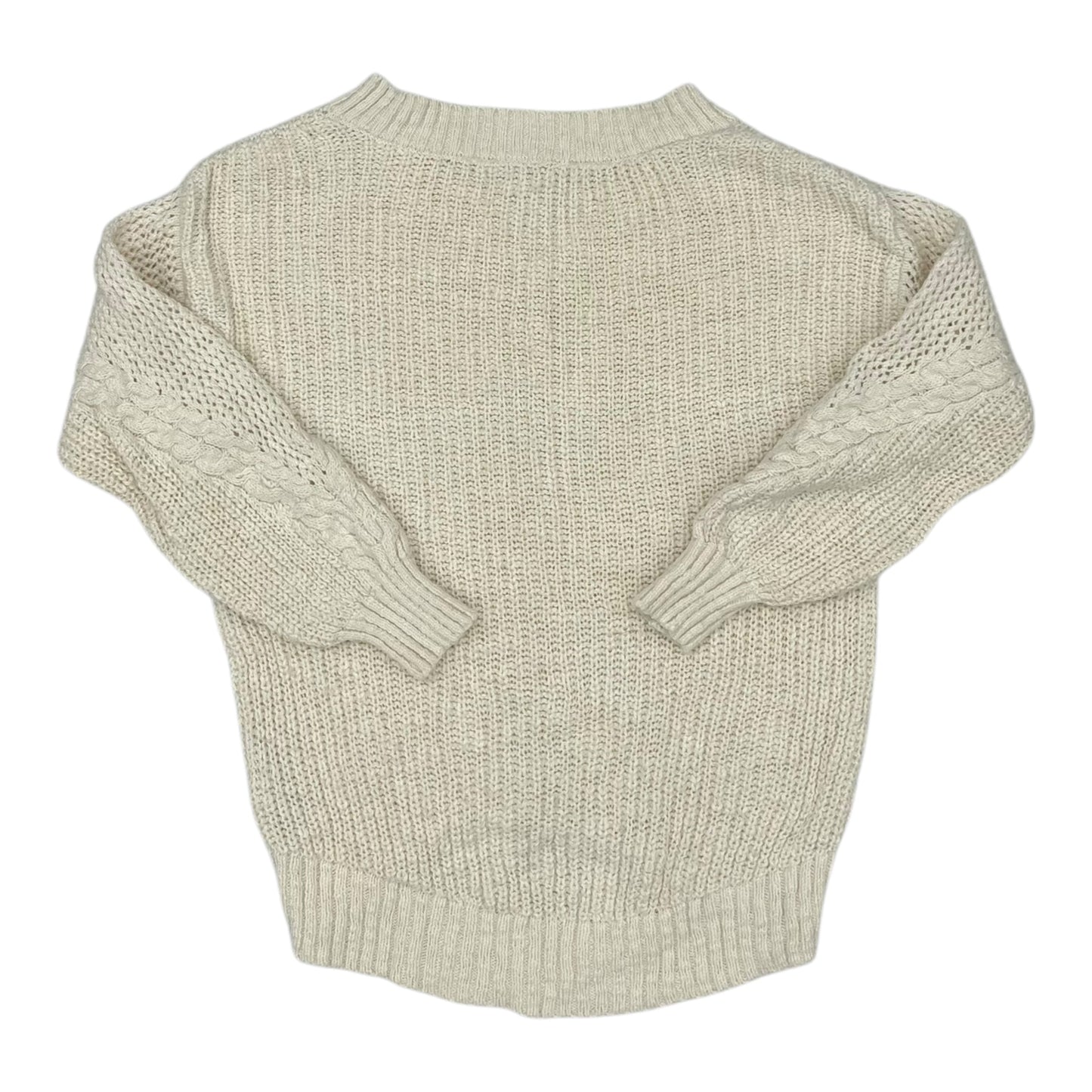 Sweater By American Eagle In Cream, Size:Xs