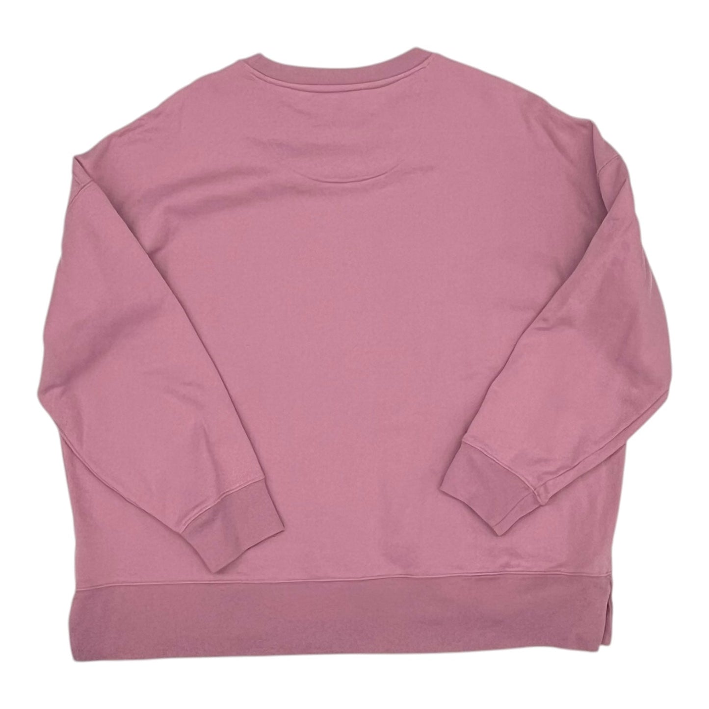 Sweatshirt Crewneck By Clothes Mentor In Pink, Size:Xl