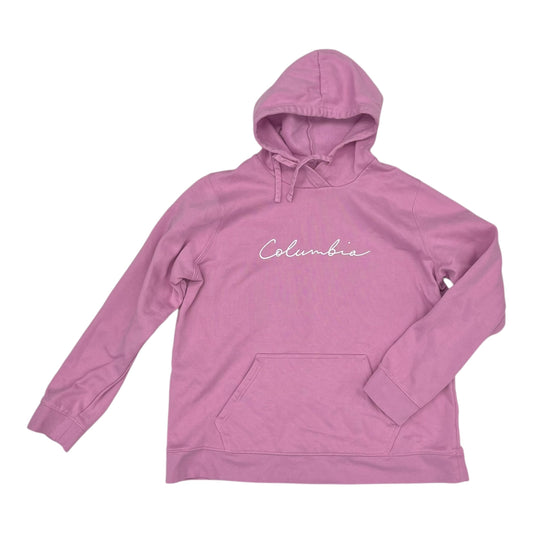 Athletic Sweatshirt Hoodie By Columbia In Pink, Size:Xl